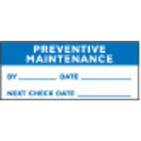 Inspection Label, ENG, Maintenance, PK350