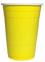 Goodtimes Big Party Pack 50 Count Plastic Cups, 16-Ounce (Yellow-2PK)