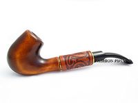 Fashion Pipes Hand Crafted Limited Edition Bent in Leather Pipe Gift Set by Fashion Pipes