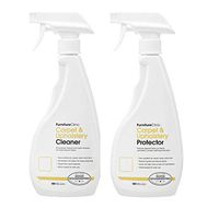 Furniture Clinic Carpet & Upholstery Kit - Cleans and Protects Fabric from Future Spills and Dirt - Repels Oil and Water Based Stains, All Natural Plant Based Cleaner