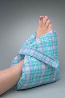 Posey Heel Pillow , Large Pastel plaid