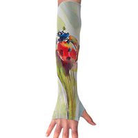 QG ZZX Watercolor Ladybug Unisex Compression Arm Sleeves UV Protection Performance Arm Sleeve - for Outdoor Sports Baseball,Basketball,Football (1 Pair)