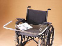 Clear Bariatric Wheelchair Tray - Model 926729