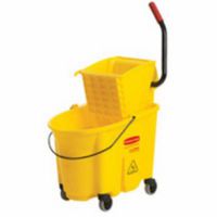 Rubbermaid Comm Prod Side Mop Bucket/Wringer, Yellow