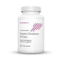Illuminate Labs Ceylon Cinnamon Extract Capsules | 1000 mg | Supports Healthy Blood Glucose & Cholesterol Levels | Third-Party Tested to Meet European Union Dietary Supplement Standards