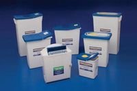 Container with Hinged Lid - PharmaSafety Sharps Disposal Containers, Covidien