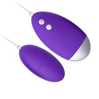 Kegel Exercise Ball Women Waterproof Love Egg Ball with 20 Muti-Frenquency VibraNtion, Purple