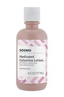 Amazon Brand - Solimo Medicated Calamine Anti-Itch Lotion,  Analgesic Skin Protectant, 6 Fluid Ounce