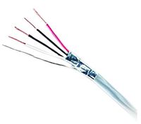 Cable 22/8 Stranded Overall Shielded Gray 500' Pull Box