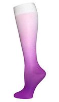 Prestige Medical 12 Inch Soft Compression Socks, Purple Ombre, 2 Count