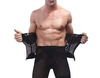 WW Men Waist Trimmer Belt Weight Loss Belt Sweat Stomach Fat Burner Low Back,XXXL