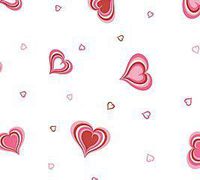 Burton and Burton CW159 (24" X 100') Cellophane Roll Cello Groovy Love, Multicolor