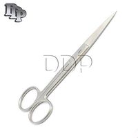 DDP DEAVER Scissor, Straight, Sharp/Sharp, 14 cm/5.5"