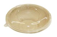 [500 SETS] 22 oz Round Disposable Bowls with Lids - Natural Sugarcane Bagasse Bamboo Fibers Sturdy Twelve 22 Compostable Eco Friendly Environmental Paper Bowl Alternative 100% by-product Tree Free