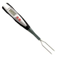 RTYUU Barbecue Fork Thermometer，Electronic LED Display Blue Backlight Outdoor Food Cooking Kitchen for ChickenChocolate Candy Milk Water Bread