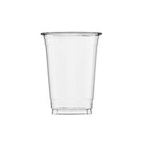 (200 Count) 12 oz Clear Plastic Cups, Disposable Crystal Clear PET Cups for Cold Drinks, To Go Iced Coffee, Juice, Soda, Bubble Boba Tea, Smoothie