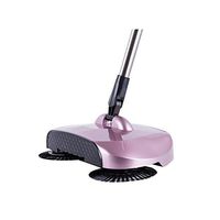 Aishanghuayi Sweeper, Home Push-type Floor Cleaning Artifact, Wet And Dry One-handed Sweeping/Mopping Machine (blue/Gold/Pink/White, 36 6 20cm) Effectively reduce leakage