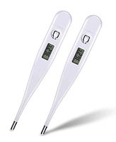 2PCS Digital Thermometer, Body Temperature by Oral, Rectal & Underarm-Clinical Professional Thermometer Rapidly Tests Fever for Baby, Child & Adulteter Rapidly Tests Fever for Baby, Child,Adult & Pet