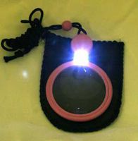 Necklace Magnifier 4X with 8X Bifocal and LED Light