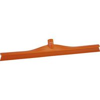 Vikan 71607 Rubber Polypropylene Frame Single Blade Squeegee, 24", Orange