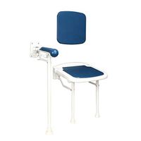 Elderly Bath Chair Three-Piece Bathroom Armrest Folding Bath Stool Back Assisted Disabled Handicap Seat (a)