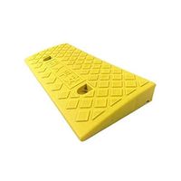 Light Plastic Threshold Slash, Portable Car Bicycle Uphill Pad, Outdoor Public Place Traffic Facility Steps Ramp (Size: 50 22 5cm) (Color : Yellow, Size : 50277CM)