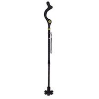 XISURE Adjustable Walking Stick, Lightweight Aluminum Offset Cane with Ergonomic Handle and Wrist Strap - Ideal Daily Living Aid for Limited Mobility