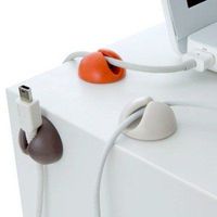 6 x Cable Drop Cord Wire Clip Tie Organizer