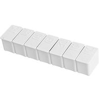 Fineday Pill Container, Day Weekly Pill Medicine Box Holder Storage Organizer Container Case Portable White, Home Products Sales, for Eid Ramadan Day