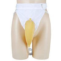 Urinal Pee Holder Urine Bag Collector Portable Wearable Collection Urinal Bag Ventilate Urine Collector Travel Incontinence Bags with Elastic Waistband for Men 1000ml (for The Elderly)