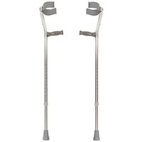 PCP Forearm Lightweight Adjustable Height Crutches, Chrome, Adult Size