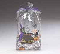 (100) Witch's Brew Halloween 11" Cellophane Bags