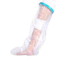 【2020 Upgraded】Waterproof Full Leg Cast Cover for Shower, Waterproof Cast Bag Keeps Bandage Dry Protect Knee Calf Ankle Foot Thigh-100% Reusable