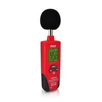 Digital Handheld Sound Level Meter -  Meter Automatic  with A and C Frequency Weighting for Musicians and Sound Audio Professionals, 9V Battery Type - Pyle SPL25