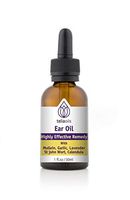 Teliaoils Organic Ear Drops Essential Oil with Garlic and Mullein - Herbal Ear Oil Remedy for Easy Earwax Removal, Pain & Ringing Relief - Natural Soothing, Deep Cleaning Properties - 1 oz.