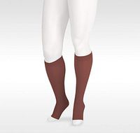 Juzo 2001 20-30mmhg Knee High Compression Open Toe Sock with Silicone Top Band