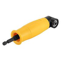 1/4 Inch Right Angle Driver 90° Angle Hex Shank Extension Screwdriver Drill Bit Power Socket Holder Drill Bit Corner Adapter Sleeve Power Tools for Drill Woodworking