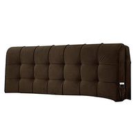 Qi Peng Mat Cushion - Bed Backrest Cushion Headboard Bed Pillow Pillow Padded Waist Washable Sofa Cushion (Color : F, Size : 190x10x58cm)