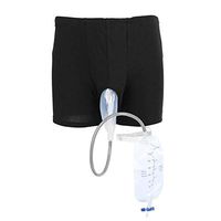 Wearable Urine Bag Incontinence Pants for Men, Urinal System With Collection Bag Portable Leak Proof Leg Pee for Elder