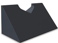 Cervical Traction Wedge - Chiropractic Neck Fulcrum Pillow Orthotic Device for Neck Back and Shoulder Pain Forward Head Posture Pain Relief Physical Therapy Headache Migraine and Stress (Black)