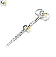 G.S LOT OF 6 PAIRS STAINLESS STEEL METZENBAUM SCISSORS 7" STRAIGHT ECONOMY GRADE