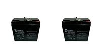 Power Sonic 12V 18AH RBC7 UPS Replacement Battery for APC SU1400VS - 2 Pack