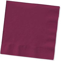 Creative Converting Touch of Color 100 Count 2-Ply Paper Dinner Napkins, Burgundy (3 Pack)