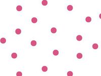 Pack Of 1, 30"X100' Large Hot Pink Dots Classic Print Cello Rolls 1.0 Mil Made In USA