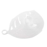 BIRD WORKS New Qualified 1PC Durable Clean Leaf Shape Rice Wash Sieve Cleaning Gadget Kitchen Clips Tools Cleaning Rice Tool D36Au4: White