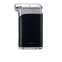 Colibri Pacific Air Soft Flame Lighter - Black - Chrome