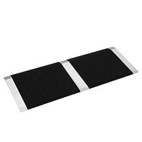 LMEIL Threshold Ramp, Solid Ramp, Non-Skid Aluminum Wheelchair Loading Traction Ramp, Lightweight Portable, Wheelchair Scooter Ramp Holds up to 600 lbs,6080cm