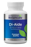 Professional Botanicals - Di Aide Enzymes - Advanced Multi Enzyme Supplement for Better Digestion & Absorption - GMP, NSF, Non-G.M.O. Certified.- 120 Vegetarian Capsules