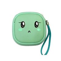 Three-in-one Hand Warmer, Beauty Instrument Charging Treasure, Mini Convenient 5000 mA Hand Warmer-Grass Bead Green_5200mAh