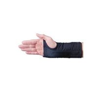 Rolyan D-Ring Wrist Braces Black - Right L - Long Length - Model A60728
